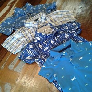 Bundle of Collared Short Sleeve Shirts